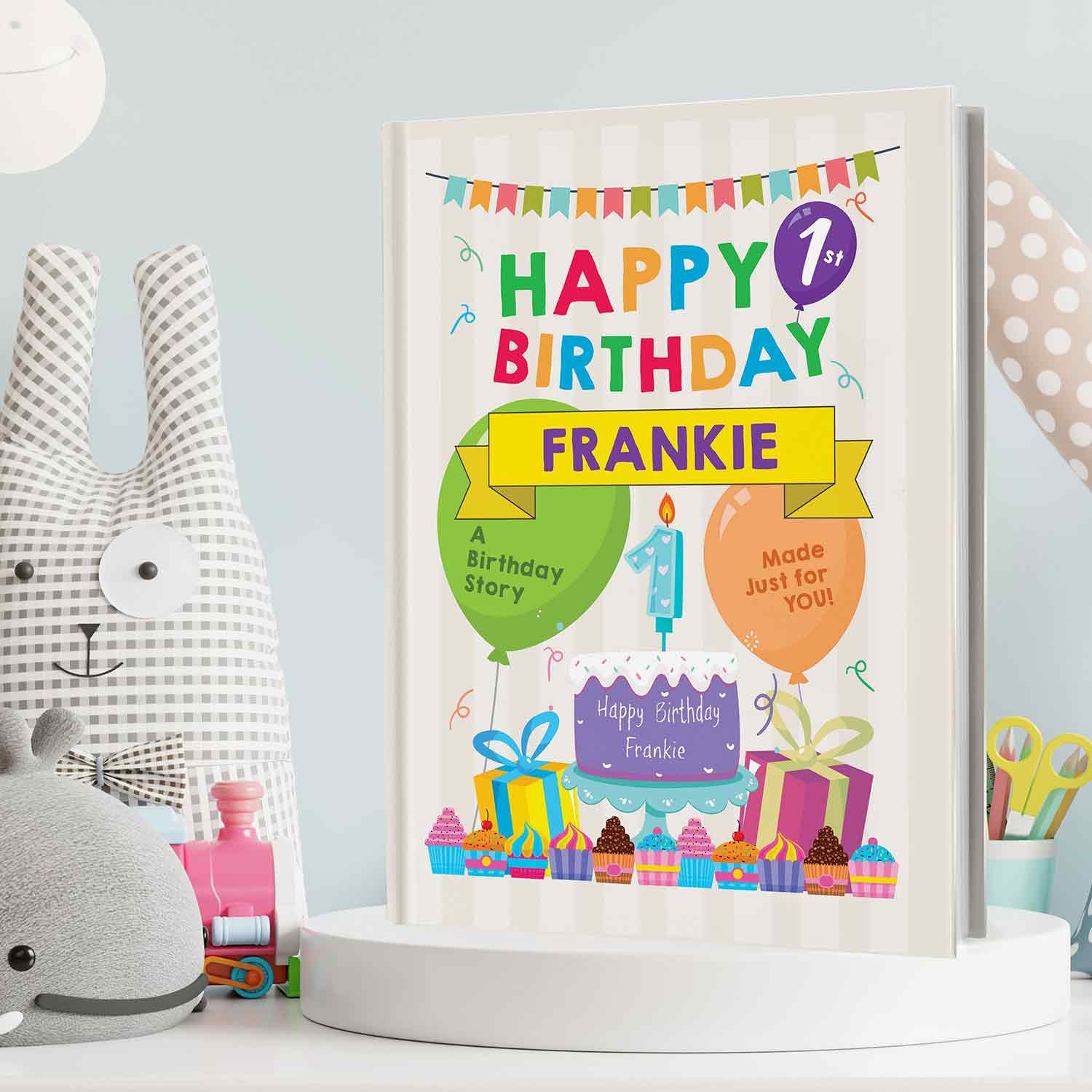 Happy Birthday Keepsake Book Personlised For Kids 0-8 Years