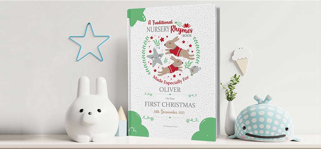 Personalised 1st Christmas Gift Book For Baby and Toddler