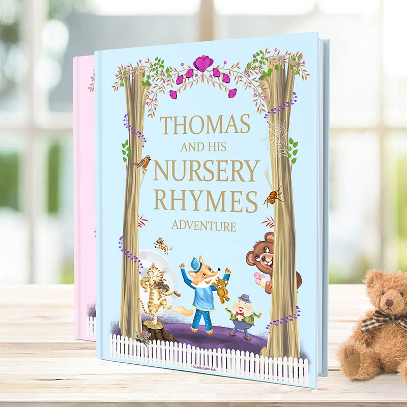 Personalised Nursery Rhymes Adventure Book for Baby And Newborn