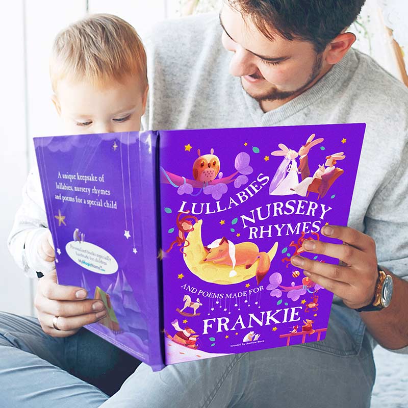 Personalised Nursery Rhymes And Lullabies Gift Book for Baby