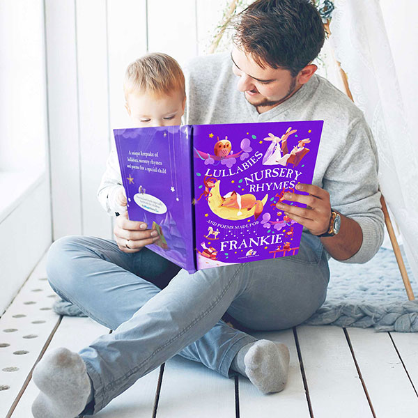 Personalised Nursery Rhymes and Lullabies Book for baby