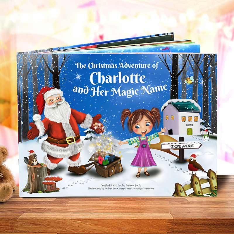 Personalised My Magic Name Christmas Story Book for Kids