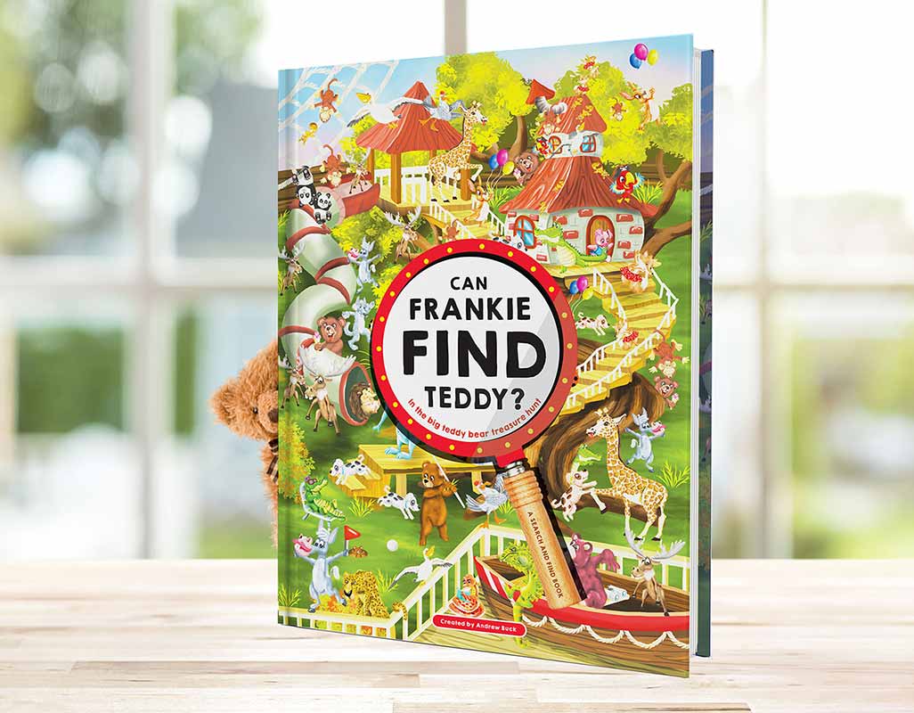 Find Teddy search and find book personalised