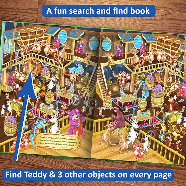 Search and find personalised book for family fun