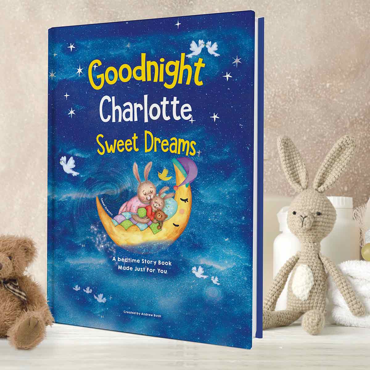 Personalised Goodnight Sweet Dreams Bedtime Story Book