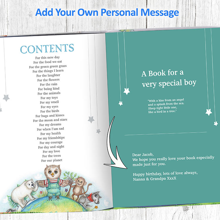 Personalised bible blessings Book for Children