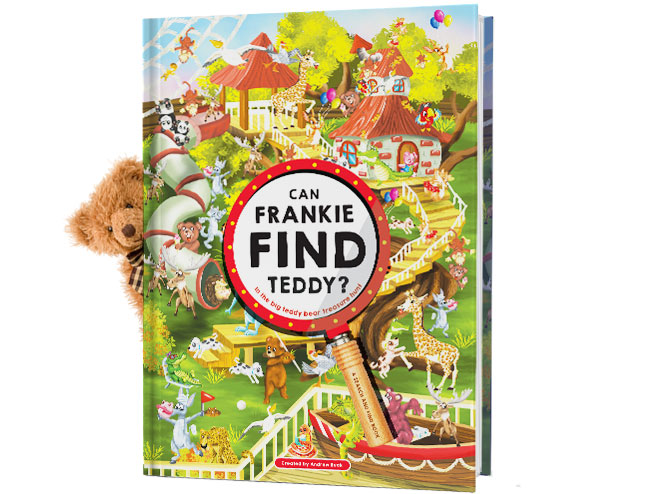 Search And Find Teddy Book Personalised