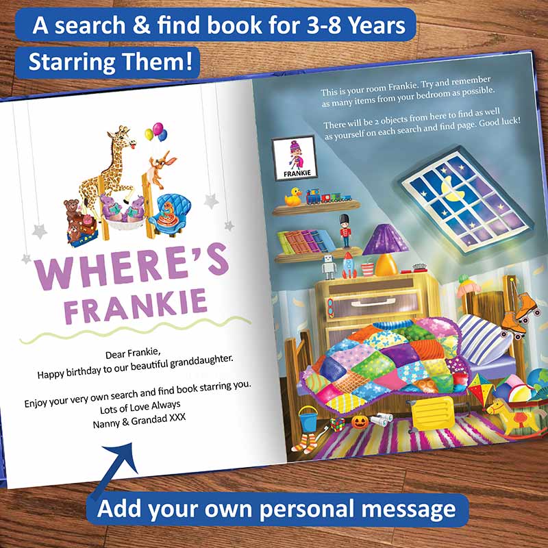 Personalised Book For Kids Where Are You Search And Find Adventure