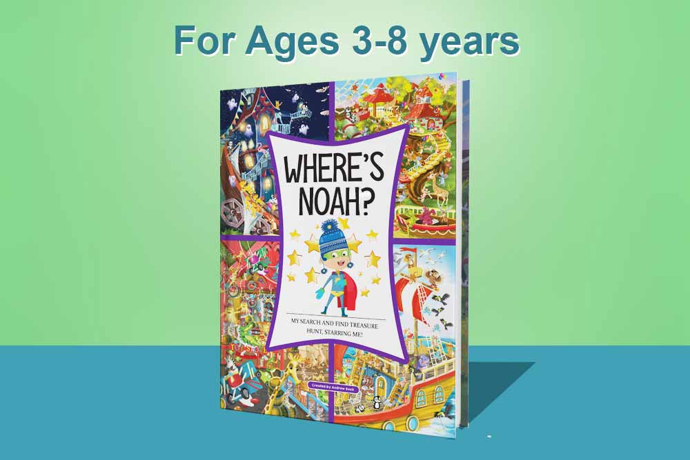 Personalised Fun Book, Where Are You, Search And Find Yourself